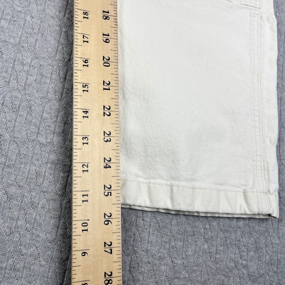 Abercrombie & Fitch Baggy Wide Leg Carpenter Jeans Women 28/25X25 Double Knee - Picture 5 of 10